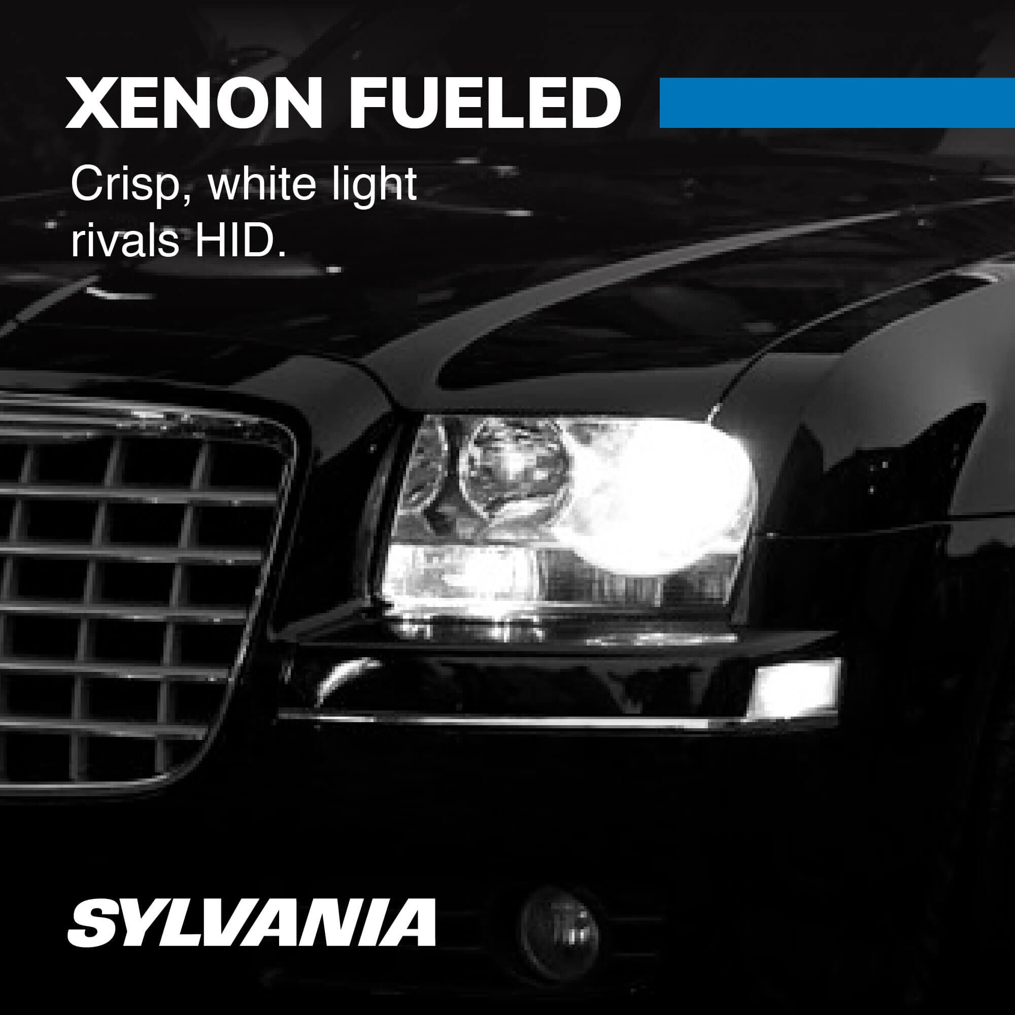 SYLVANIA H7 SilverStar zXe Halogen Headlight Bulb, 2 Pack